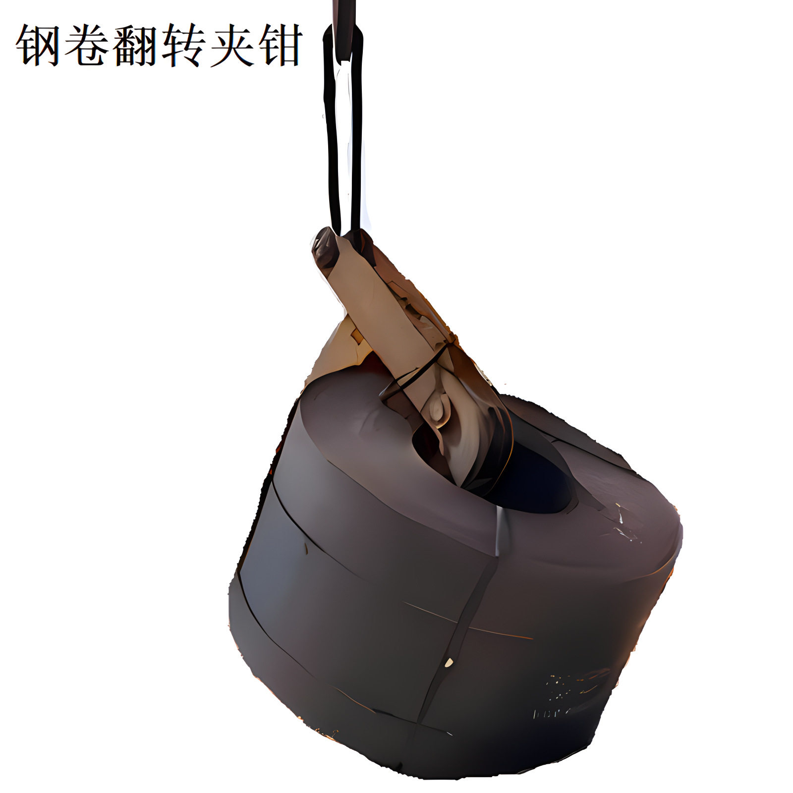 神州SW229立式卷钢吊具 装卸钢卷翻转夹钳 竖吊卷板吊具