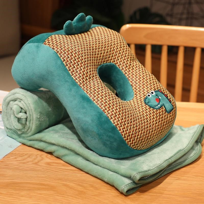 夏季冰丝午睡枕办公室午睡神器趴睡抱枕小学生午休枕头桌上趴趴枕