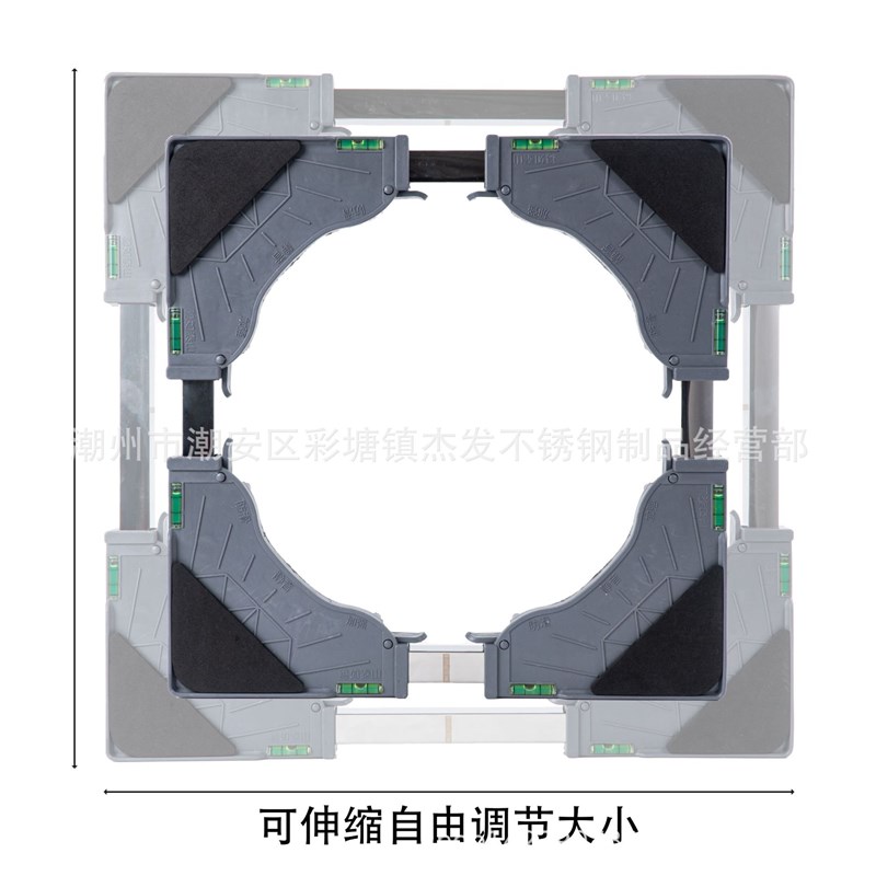 洗衣机底座通用架全自动滚筒波轮不锈钢加高防震垫托架支架冰箱架