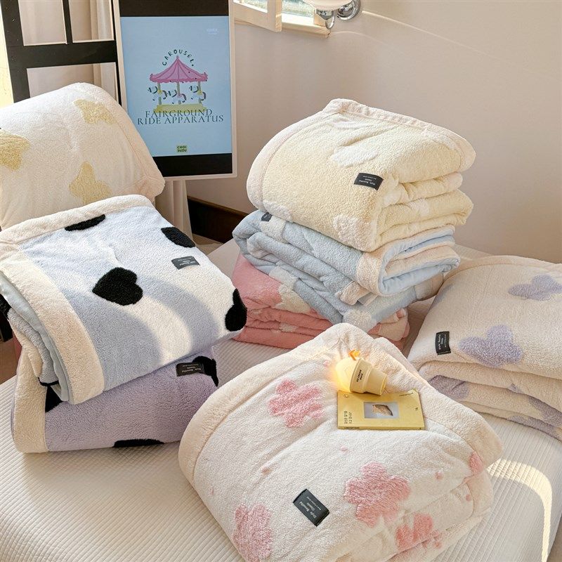 【商店】A类母婴级软糯舒棉绒毛毯被大豆学生宿舍春秋冬被子,床上用品,化纤被,淘宝优惠券,粉丝福利购,淘宝优惠卷