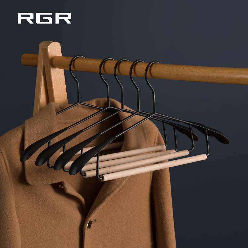 RGR金属衣架家用挂衣加厚宽肩无痕衣挂撑子衣撑