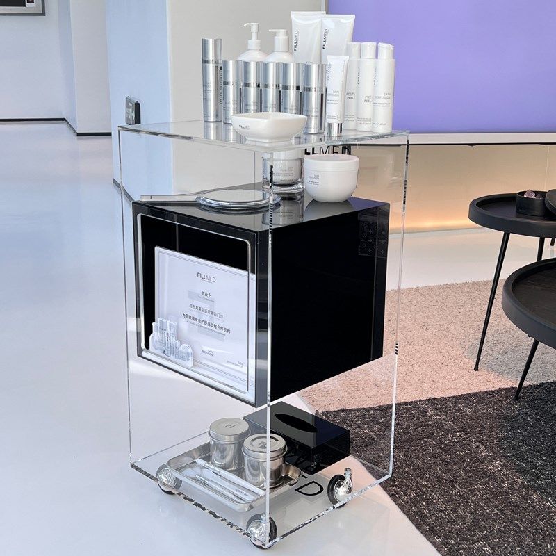 亚克力现简约小推车边几创意网红可移动茶几院推车,住宅家具,移动边几/推车,淘宝优惠券,粉丝福利购,淘宝优惠卷