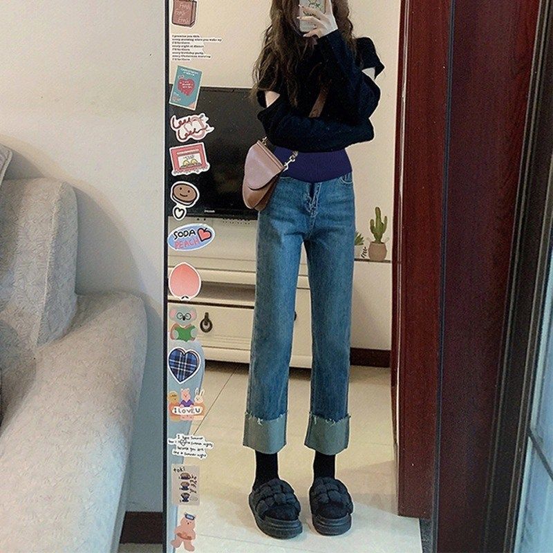 孕妇裤子春秋新款外穿牛仔裤大码秋季孕早期打底直筒裤烟管裤秋装,孕妇装/孕产妇用品/营养,孕妇打底裤,淘宝优惠券,粉丝福利购,淘宝优惠卷