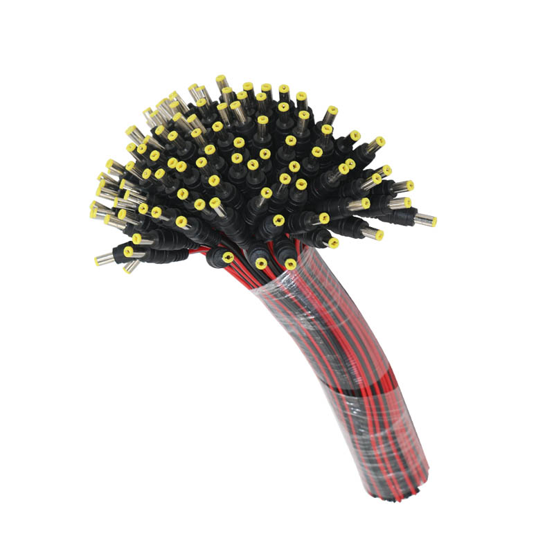 芯C监控摄像机电源接头线vv集中供电插头公母头线