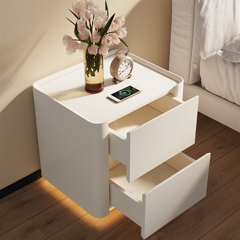 实木烤漆床头柜奶油色纯白多色多尺寸可选意式极简简约现代床头柜,住宅家具,床头柜,淘宝优惠券,粉丝福利购,淘宝优惠卷