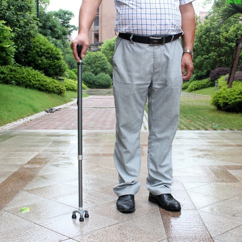 老人拐杖雪地防滑小三脚中老年拐棍杖伸缩助行手杖,户外/登山/野营/旅行用品,雪杖,淘宝优惠券,粉丝福利购,淘宝优惠卷