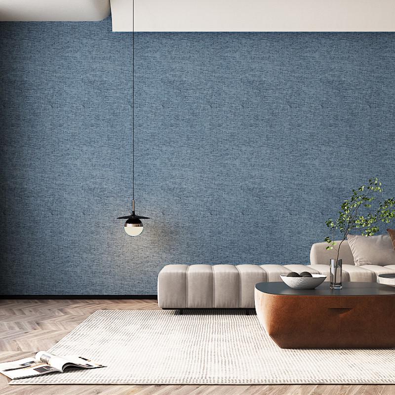 米素纯素色无缝墙布高档卧室客厅背景墙现代简约全屋棉麻壁布亦初