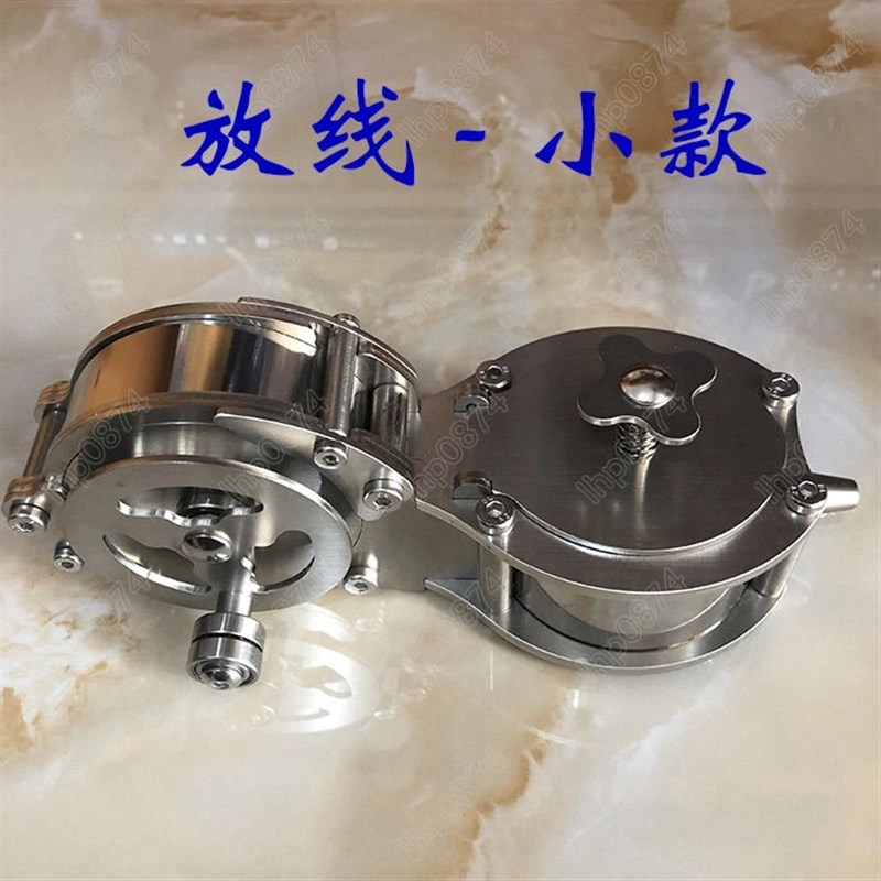 不锈钢墨斗工地手卷放线木工放线墨斗