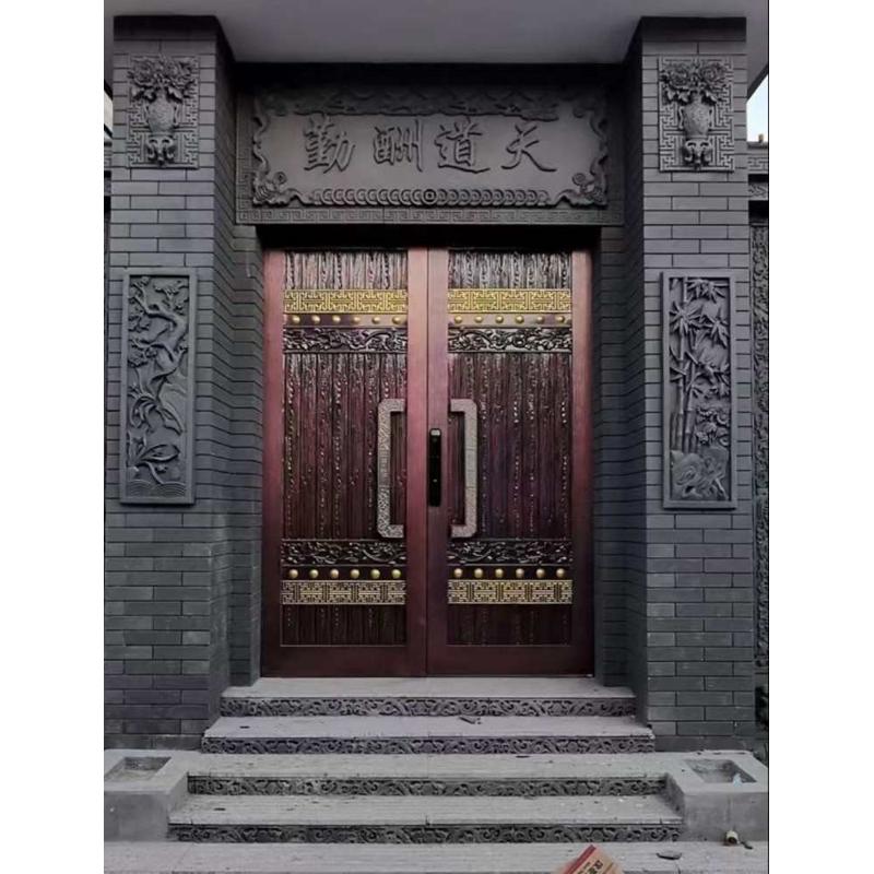 仿古门头门匾牌匾装饰砖雕门匾古建砖雕横版牌匾长方形砖雕黏土字