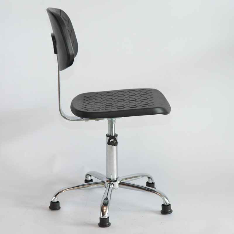 防静电椅PU发泡凳子旋转无尘升降靠背椅滑轮车间椅实验室工作椅子