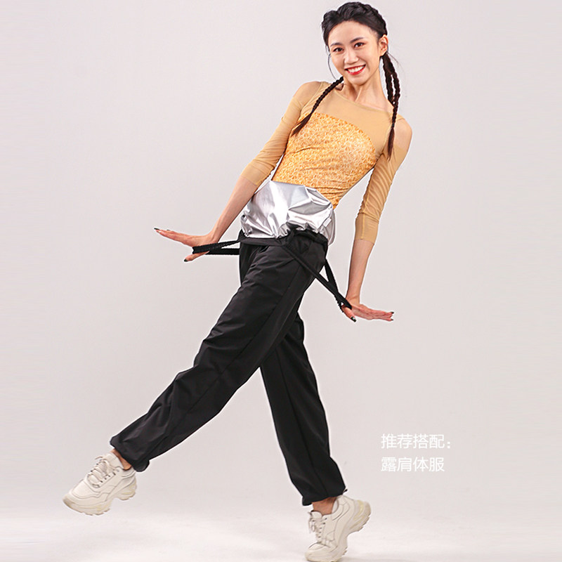 柏屋暴汗服减肥衣女夏高腰收腹瘦身舞蹈生连体裤练功加厚涂层桑拿