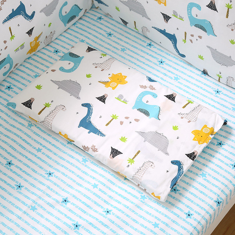 新生婴儿枕头儿童枕头枕套0-1岁婴儿宝宝幼儿园小孩纯棉透气枕芯