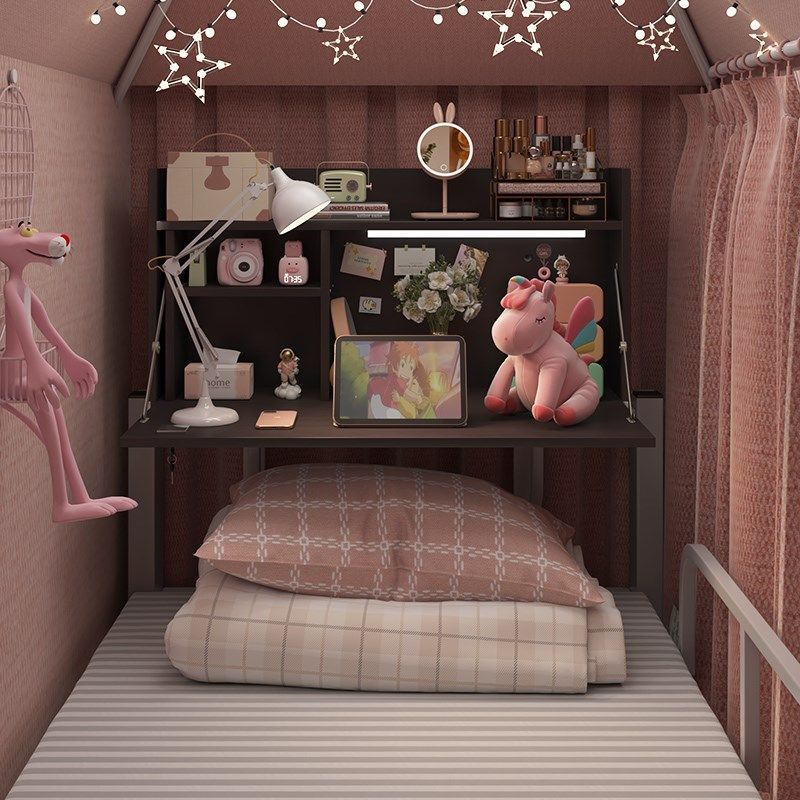 电脑桌宿舍床上桌折叠书桌学习桌简易学生上下铺悬空可固定电竞桌,住宅家具,电脑桌,淘宝优惠券,粉丝福利购,淘宝优惠卷