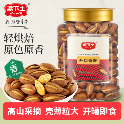 禾下土新货开口香榧子罐装500g