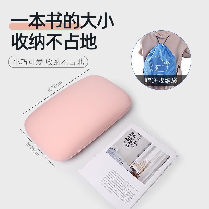 热销室午睡冰g丝枕头男女学生便携午休趴趴枕沙发抱枕床上靠垫腰