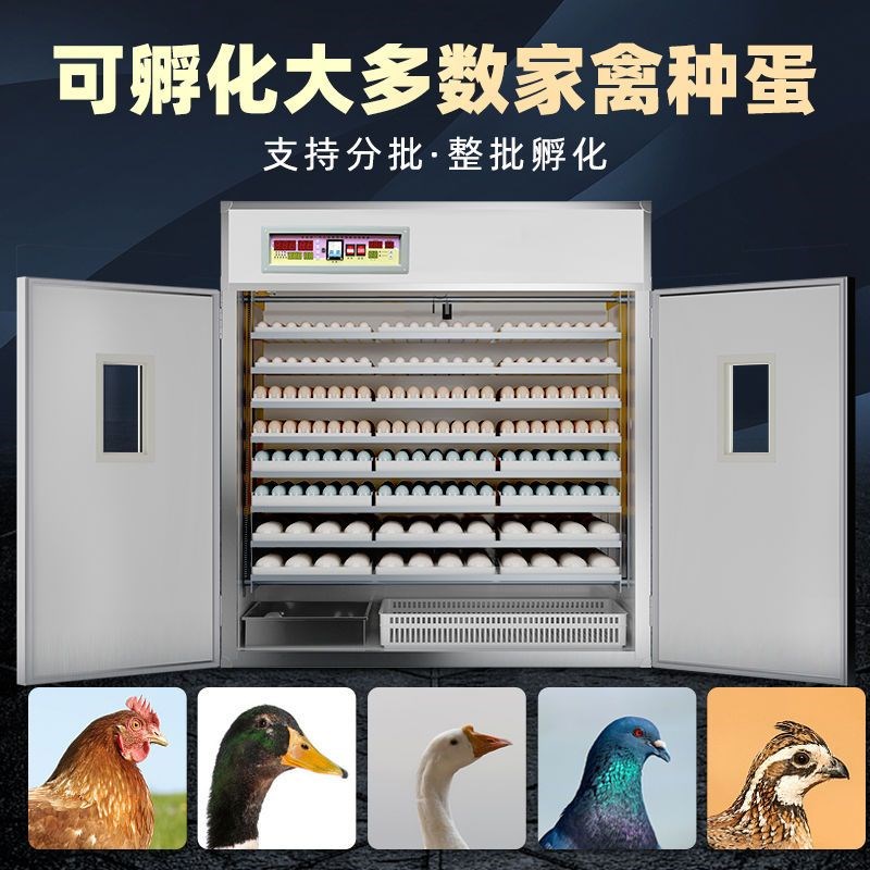 孵化机全自动大型智能孵化器家用小型孵蛋器鸡鸭鹅中型养殖孵化箱