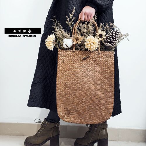 干花束+花篮套装自然干花真花花束客厅卧室装饰摆放花艺套装