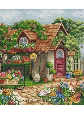 [C69Suer Far]十字印花5全新现简约风光竖版