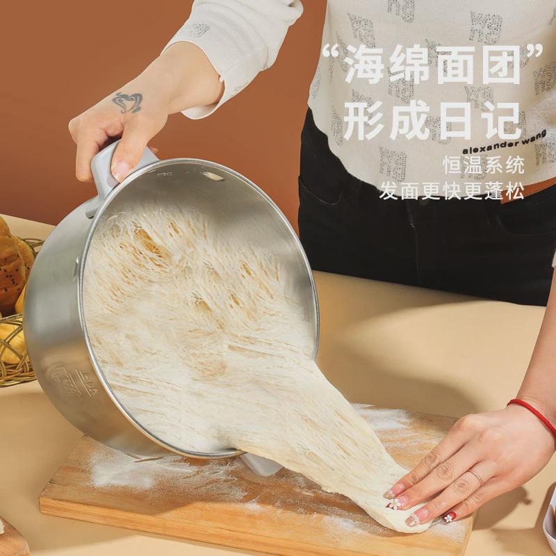 和面机家用揉面机小型全自动不锈钢厨师机面粉发酵醒面活面搅面机