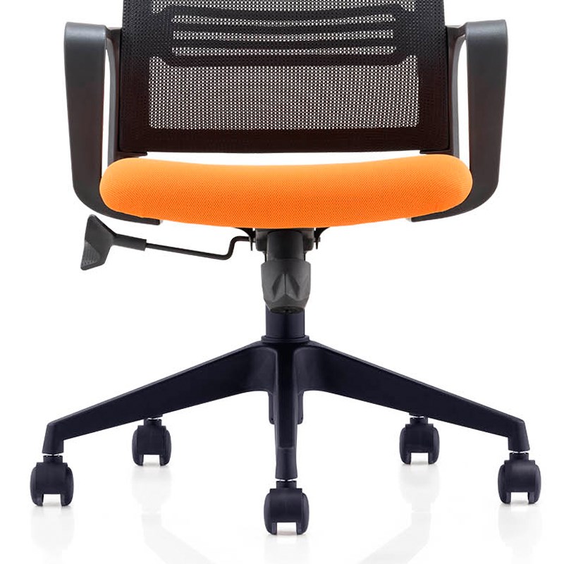 带滑轮扶手c电脑椅子可升降透气网布靠背办公会议转椅家用滚轮座