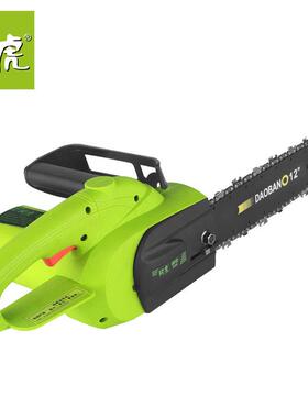 速发电锯手持伐木据家用大功wx率电链锯多功能链条锯砍树机木工电