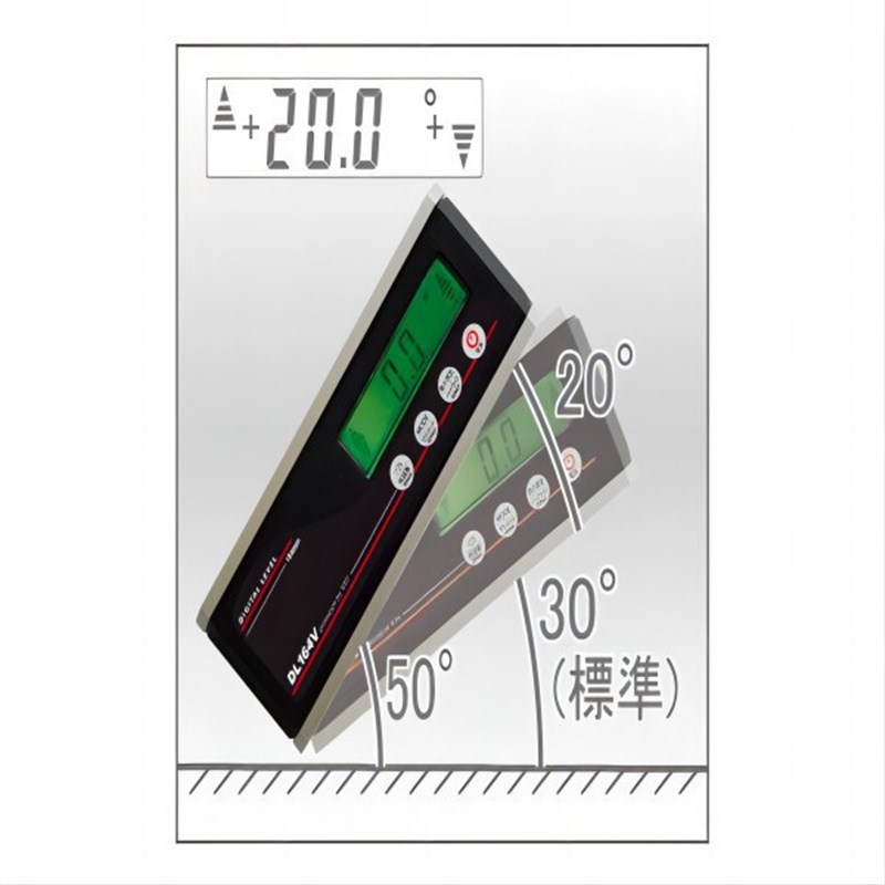 日本原装正品DL164V数显水平尺STS带有 LCD 指示可转换为度数