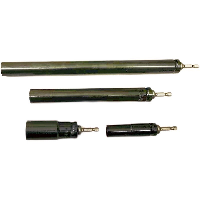 电动扳手六角套筒头汽修工具1/2方口木工电钻风批气动大飞加长型