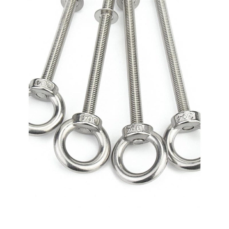 新款金超304不锈钢加长吊环螺丝带环螺栓对穿墙螺杆M4M5M6M8M10M