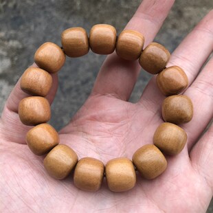 精品桃木老型珠单圈佛珠手串木珠文玩手链男士款单圈礼品