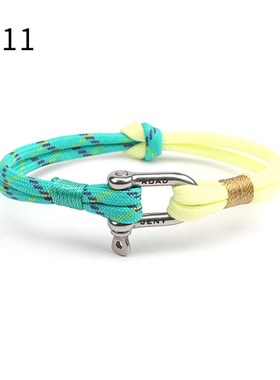 2021新款双色简约系手绳款纯手工编织情侣手链多色可自由搭配热卖