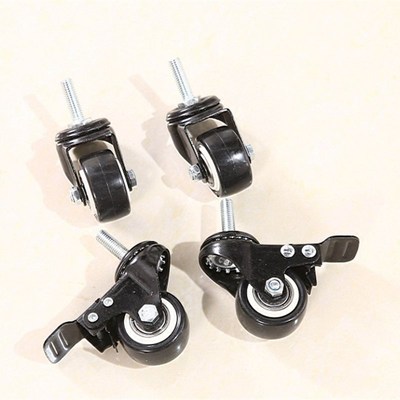 运达货架配套轮子管专用万向轮子