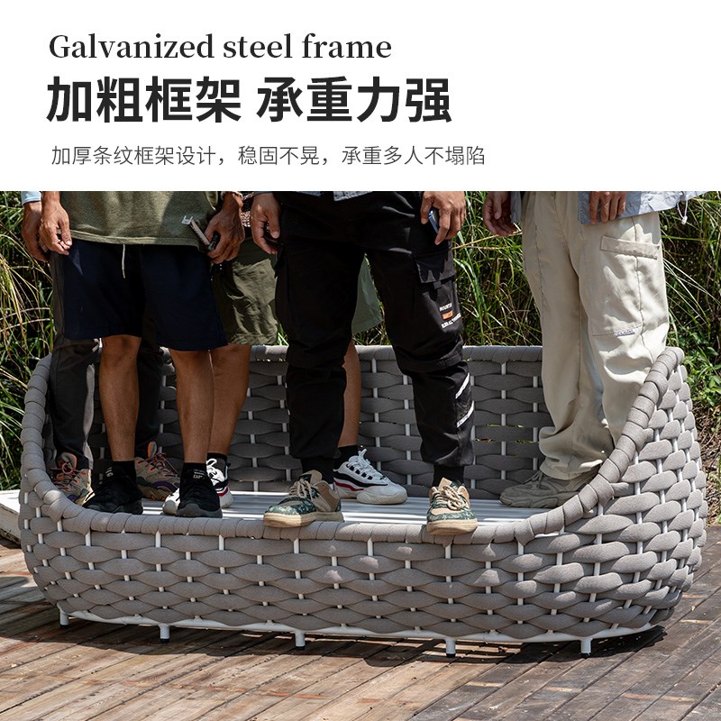 莫家户外沙发别墅花园露台休闲沙发椅款编藤防水 沙发