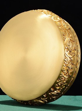 三十七供曼扎盘曼茶盘慧宝铜八吉祥曼扎盘大号曼达盘修盘