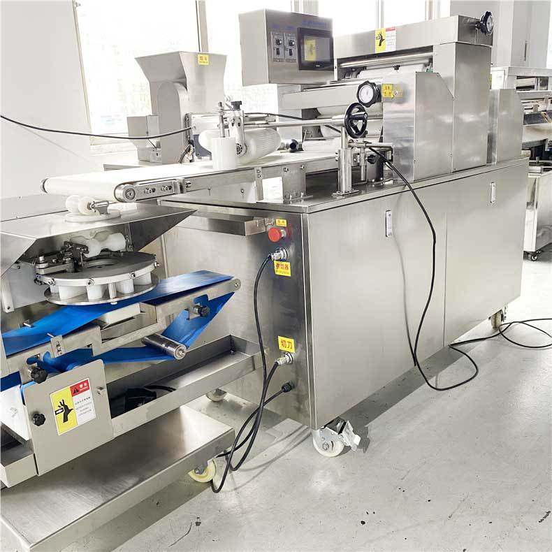 智能酥饼机多功能包馅机苏式月饼老婆饼三道卷面酥饼机绿豆饼机