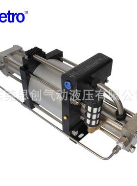 气动二级气体增压泵无需用电工业气体增压泵240Bar氮气