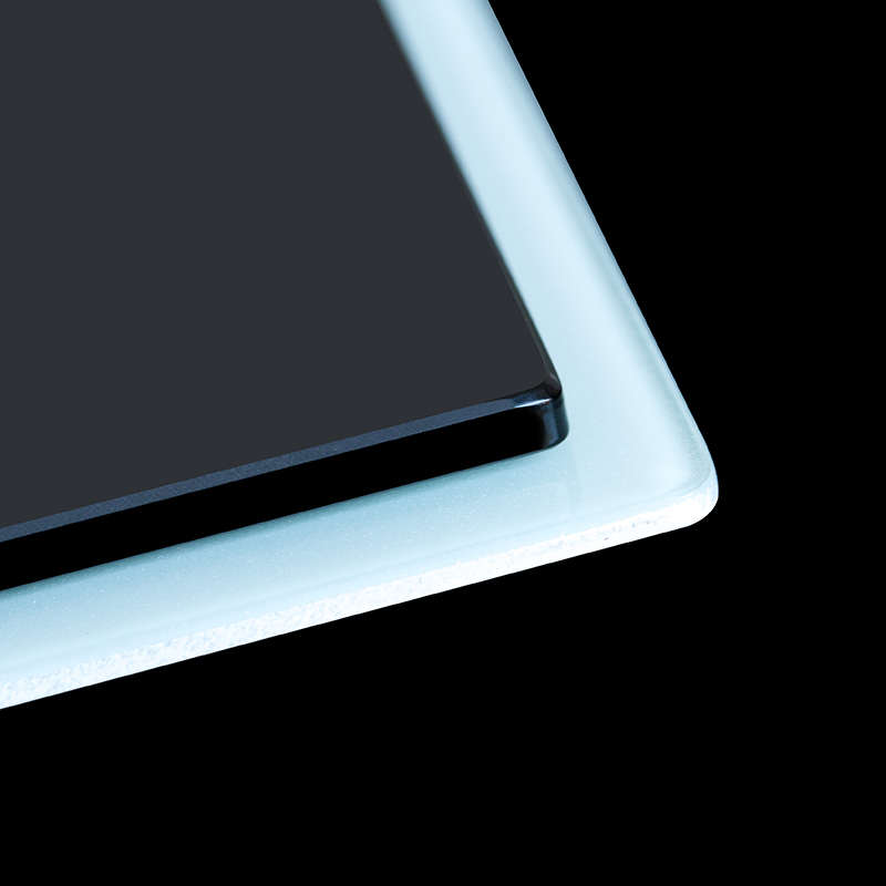 烤漆钢化玻璃黑白纯色餐桌茶几台面定做X长方形背n景墙桌面玻璃定