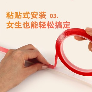 无线遥控灯带led插电式明装免开槽免布线窗帘盒床头开关氛围灯条