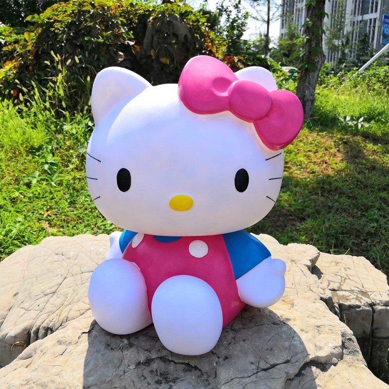 个性超大号不怕摔存钱罐儿童成人卡通防摔大容量KT猫储蓄罐男孩女