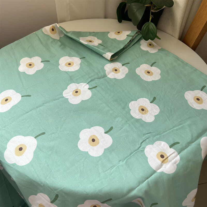 纯棉40支斜纹卡通小花朵床单被套枕套床笠枕套多尺寸单双人包邮