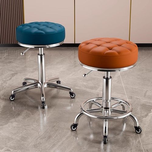 美容美甲凳子理发店椅旋转升降滑轮凳子美容院专用大工凳发廊专用