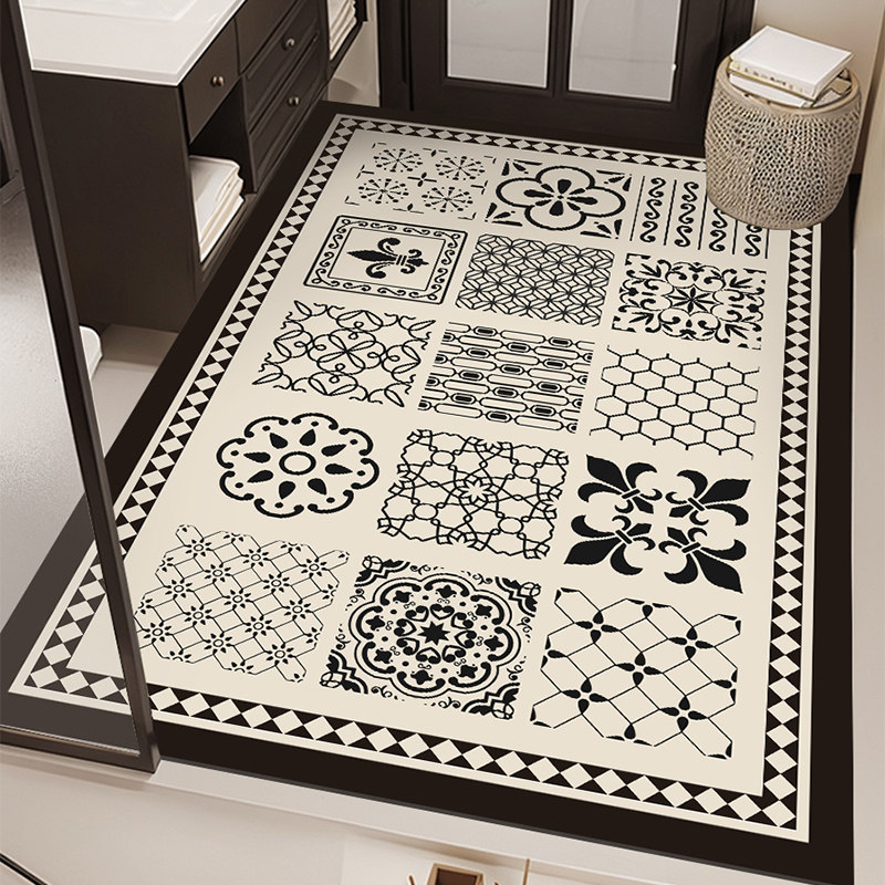 卫生间地垫硅藻泥浴室吸水防滑地铺垫洗手台全铺地毯入户门口脚垫,居家布艺,家用脚垫,淘宝优惠券,粉丝福利购,淘宝优惠卷