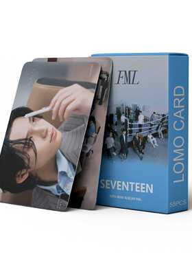 现货55张十七专辑小卡FML明信片权顺荣全圆佑明星收藏周