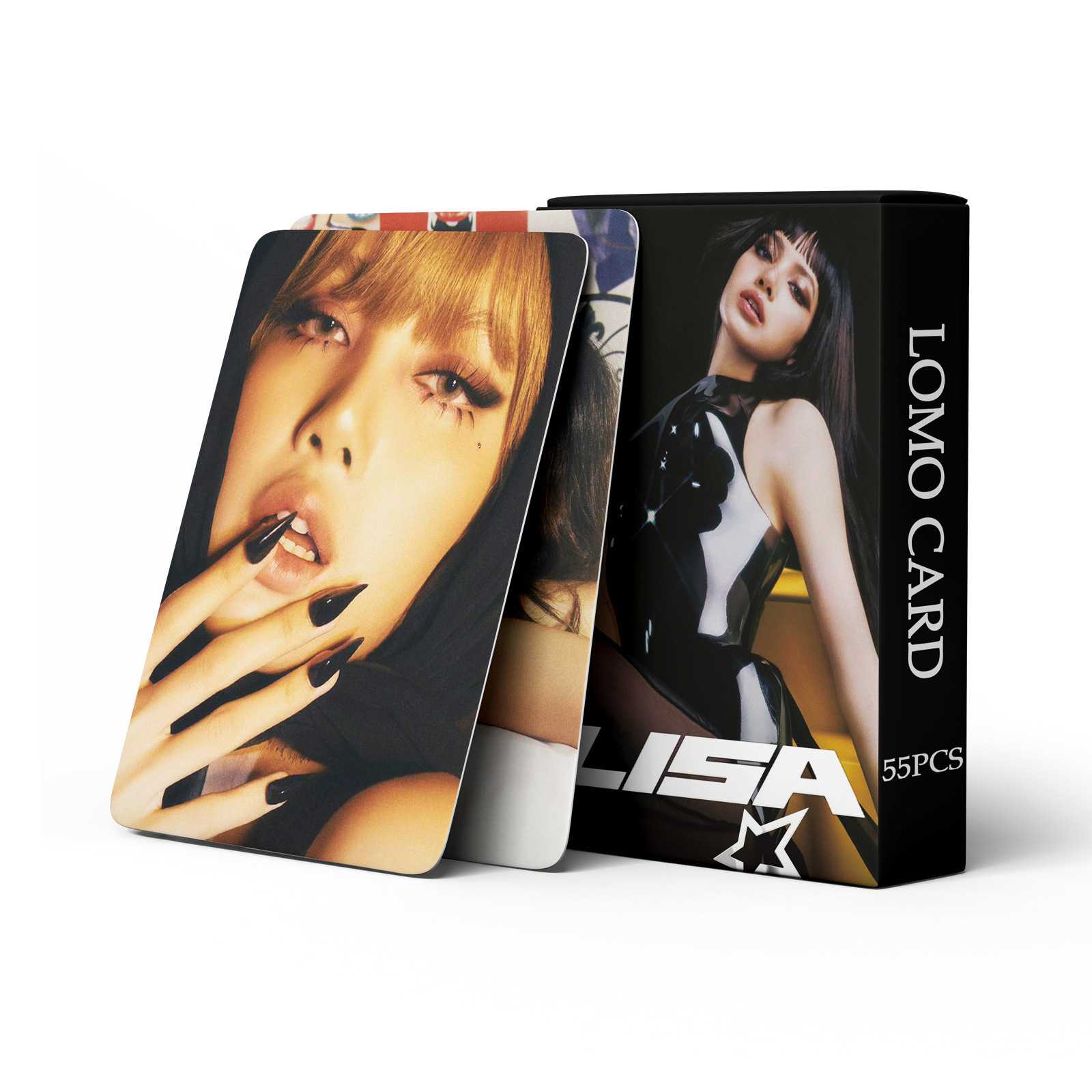 大量现货55张粉墨LISA小卡MOONLIGHT卡片ALTKPOP明星周边LOMO小卡