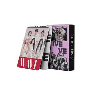 现货55张ive新专辑小卡粉丝应援明星收藏周边LOMO写真卡