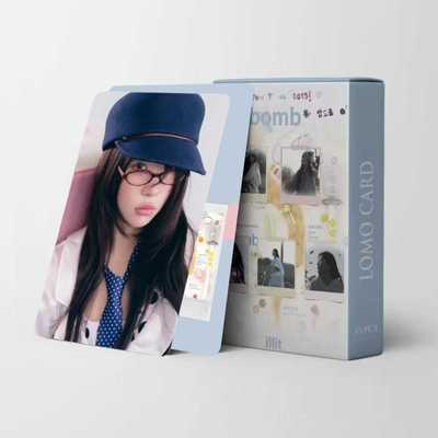 大量现货新款热销55张ILLIT女团新专辑BOMB明星收藏卡周边LOMO卡