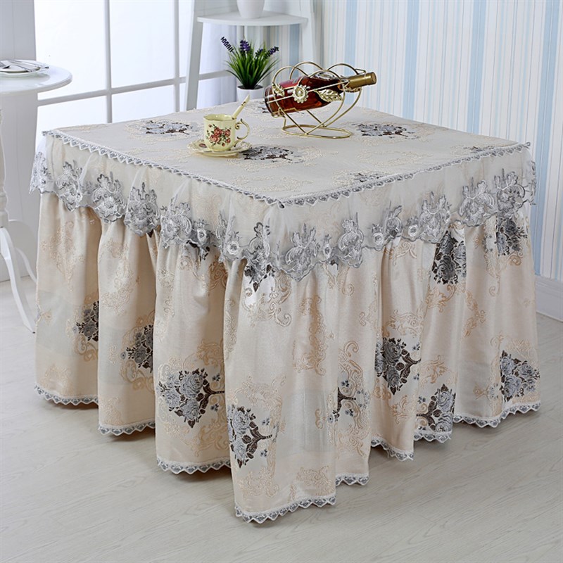 薄款茶几桌布客厅长方形茶几罩套电炉罩烤火罩电暖炉套机罩