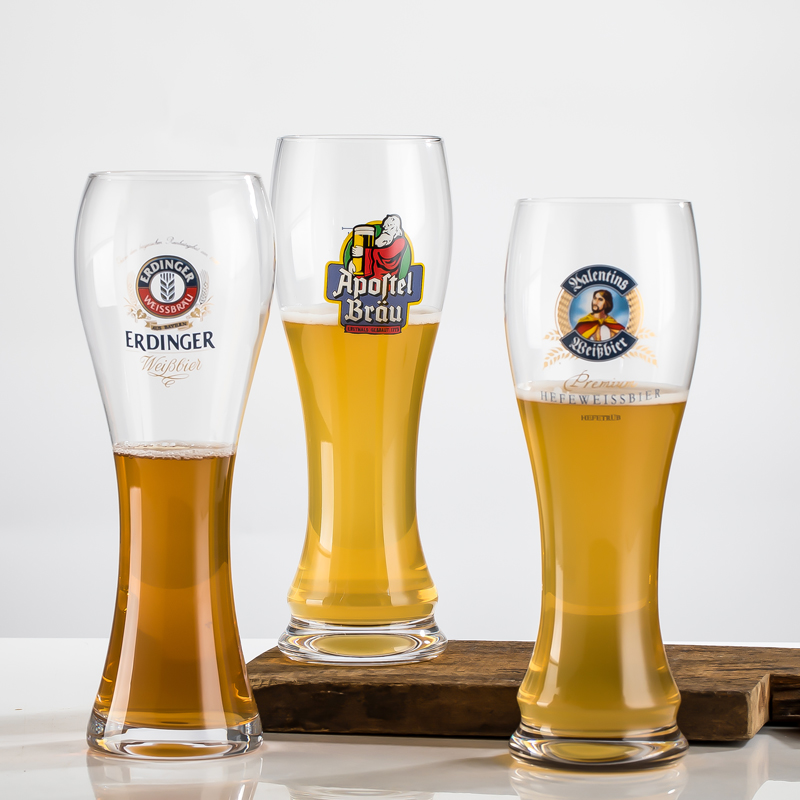 修士精酿啤酒杯艾丁格啤酒杯大容量玻璃杯家用小麦杯瓦伦丁啤酒杯