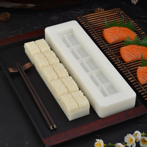 饭团模具一体成型寿司模具军舰寿司压饭团工具10粒寿司模套件