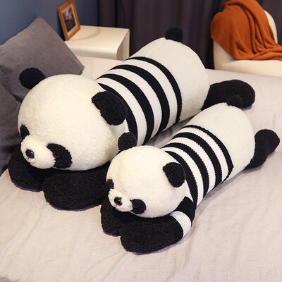 大型猫玩偶睡觉抱枕女生床上长条枕抱睡布妹妹女孩夹腿