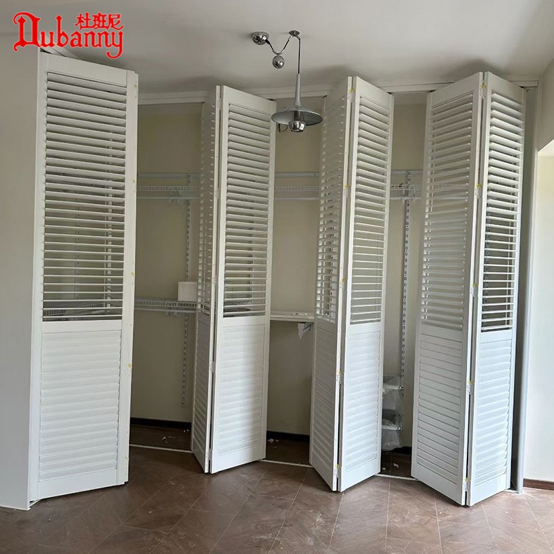百叶门推拉门窗定制卧室门室内门透气鞋柜实木百叶门柜门折叠门
